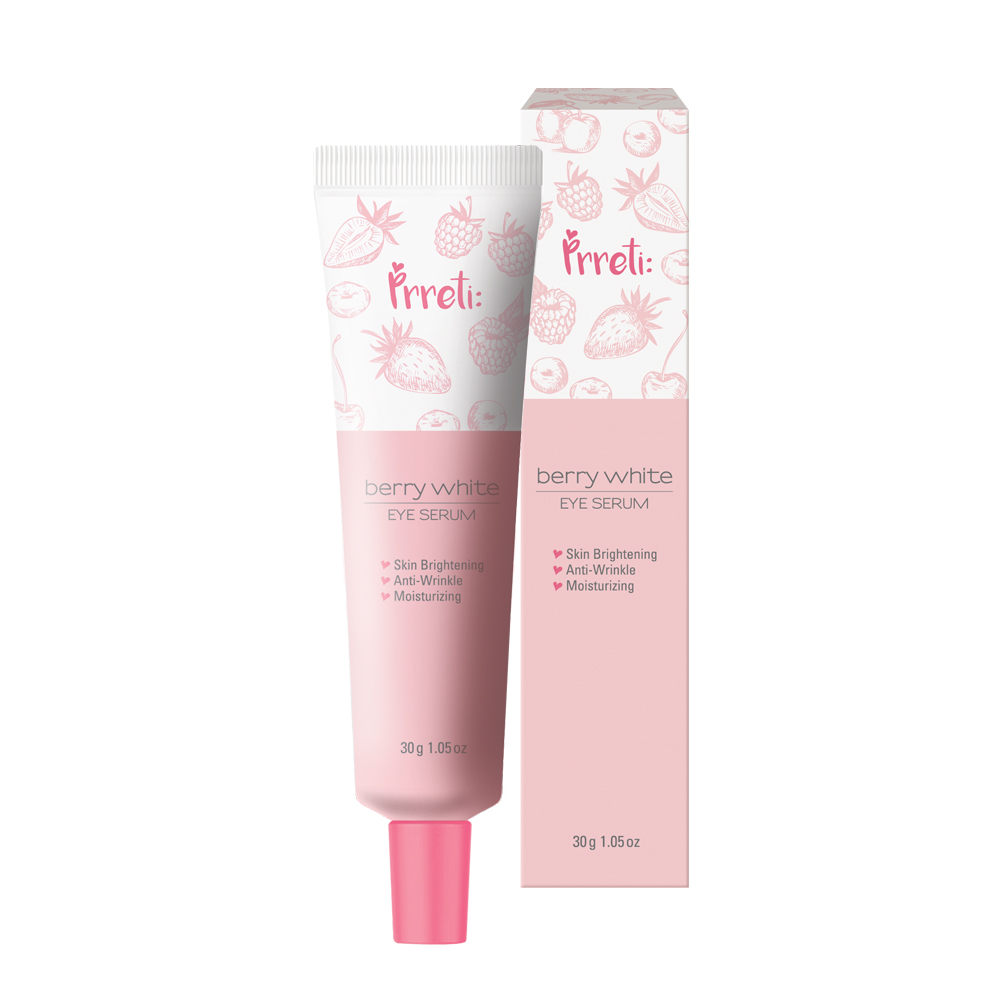 prreti berry white eye serum